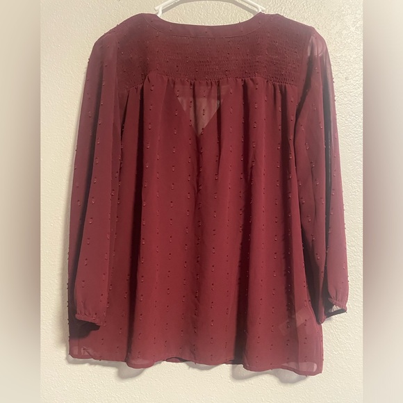 Ann Taylor V Neck Blouse - Picture 3 of 3